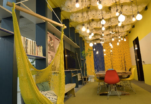 オフィス内の「発想スペース」